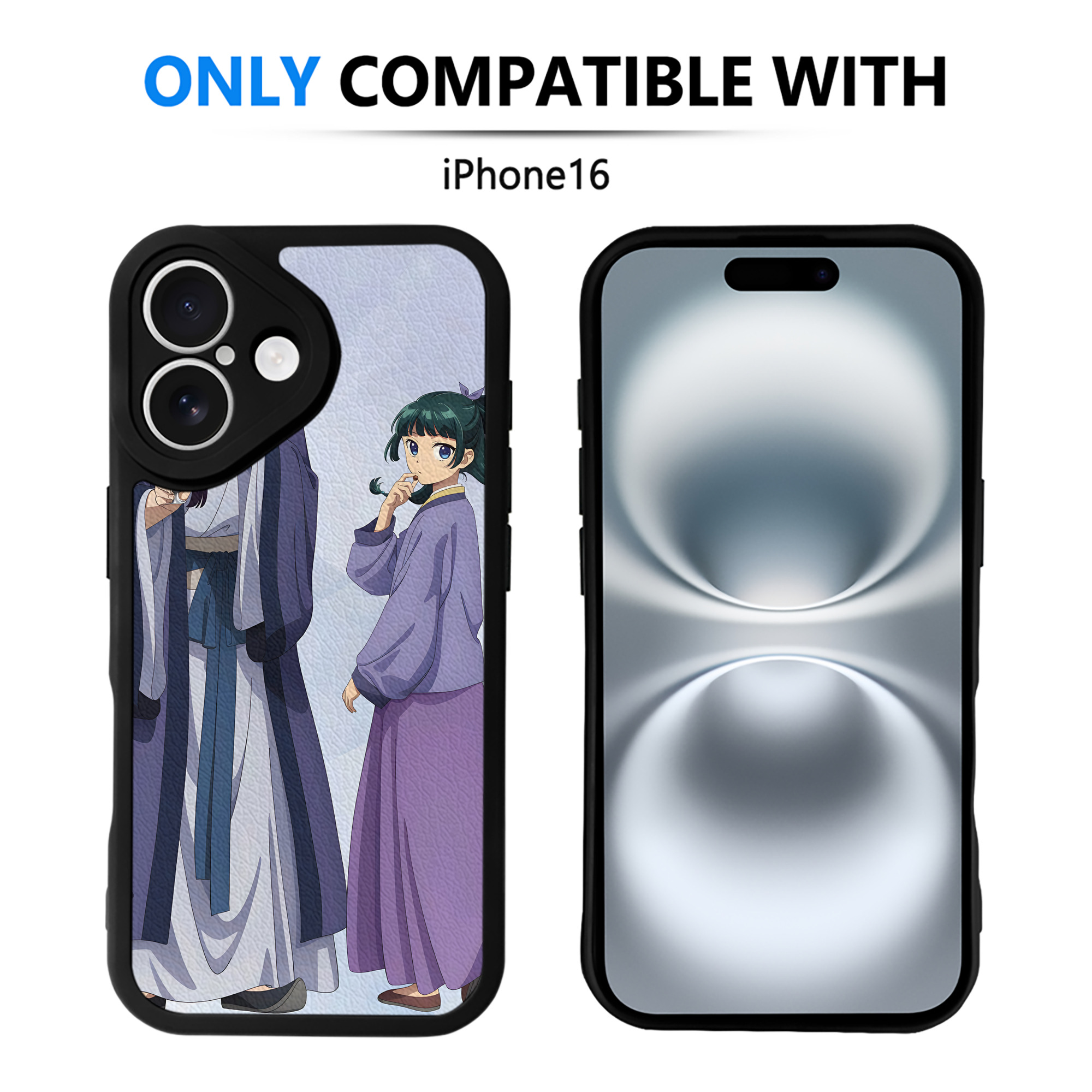 薬屋のひとりごと The Apothecary Diaries 【iPhone 16シリーズ対応】シリコンスマホケース（レザー調） 材質：シリコン